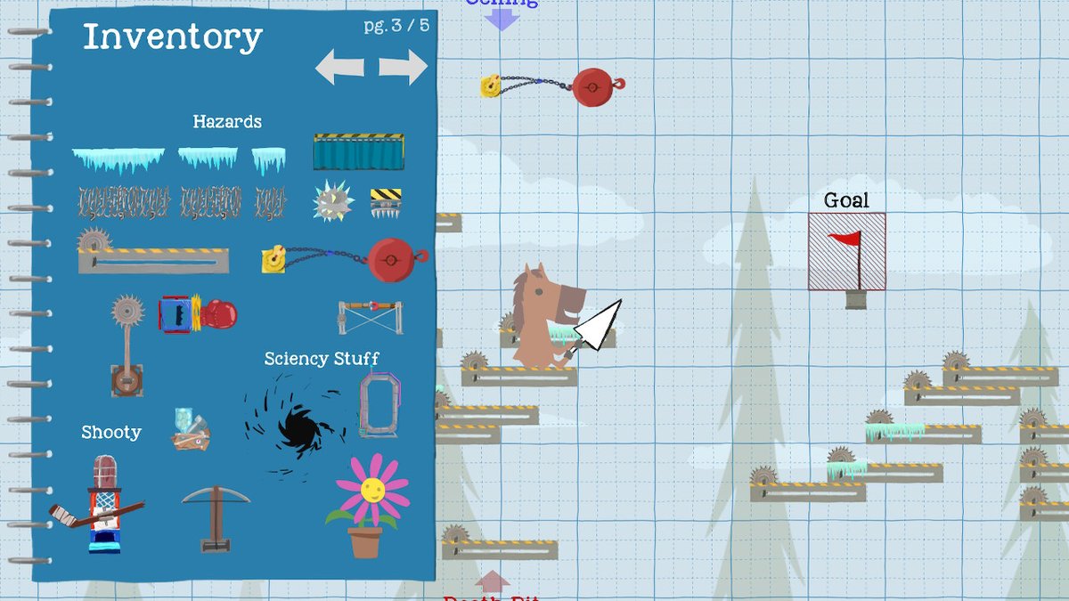ultimate chicken horse keyboard controls