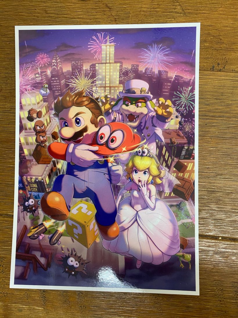 SPA009 Super Mario Odyssey Art Print – Switch Player