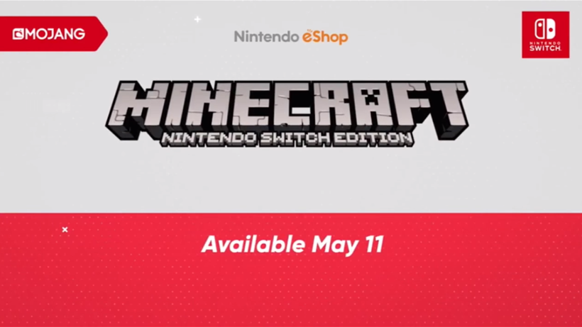 Minecraft launches on Nintendo Switch!