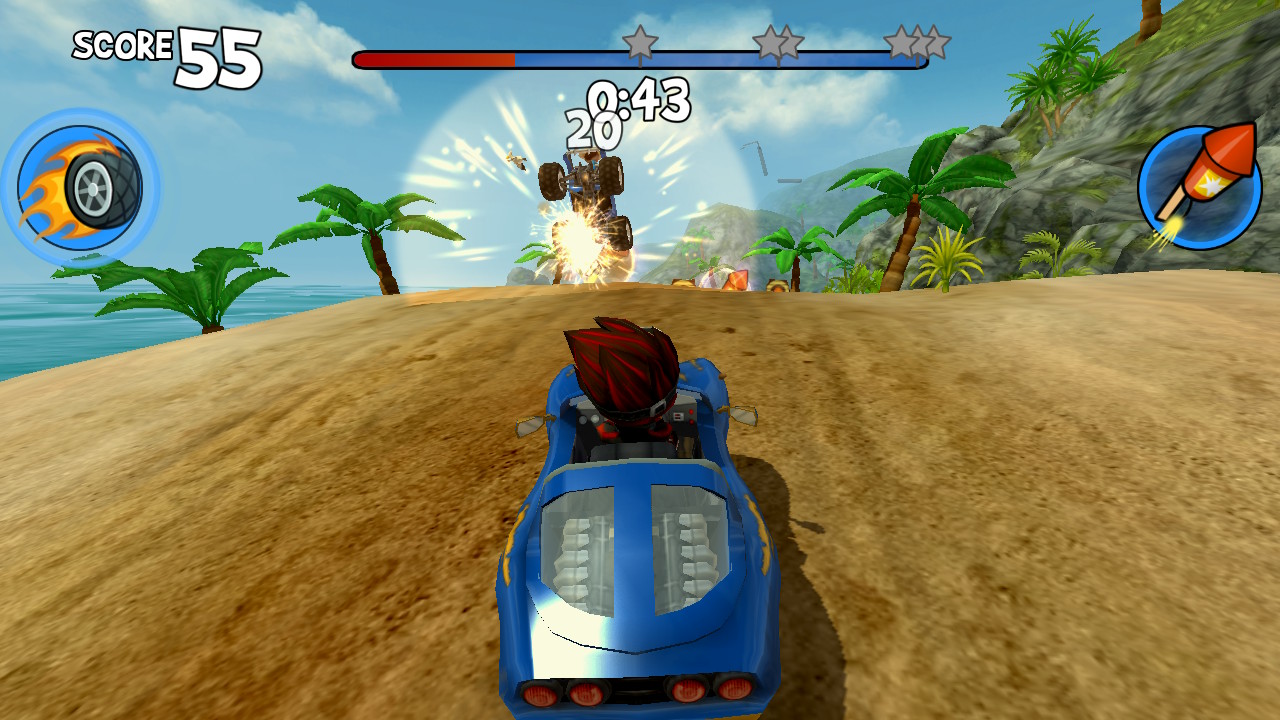 Playing Online Head-to-Head Beach Buggy Racing — Vector Unit