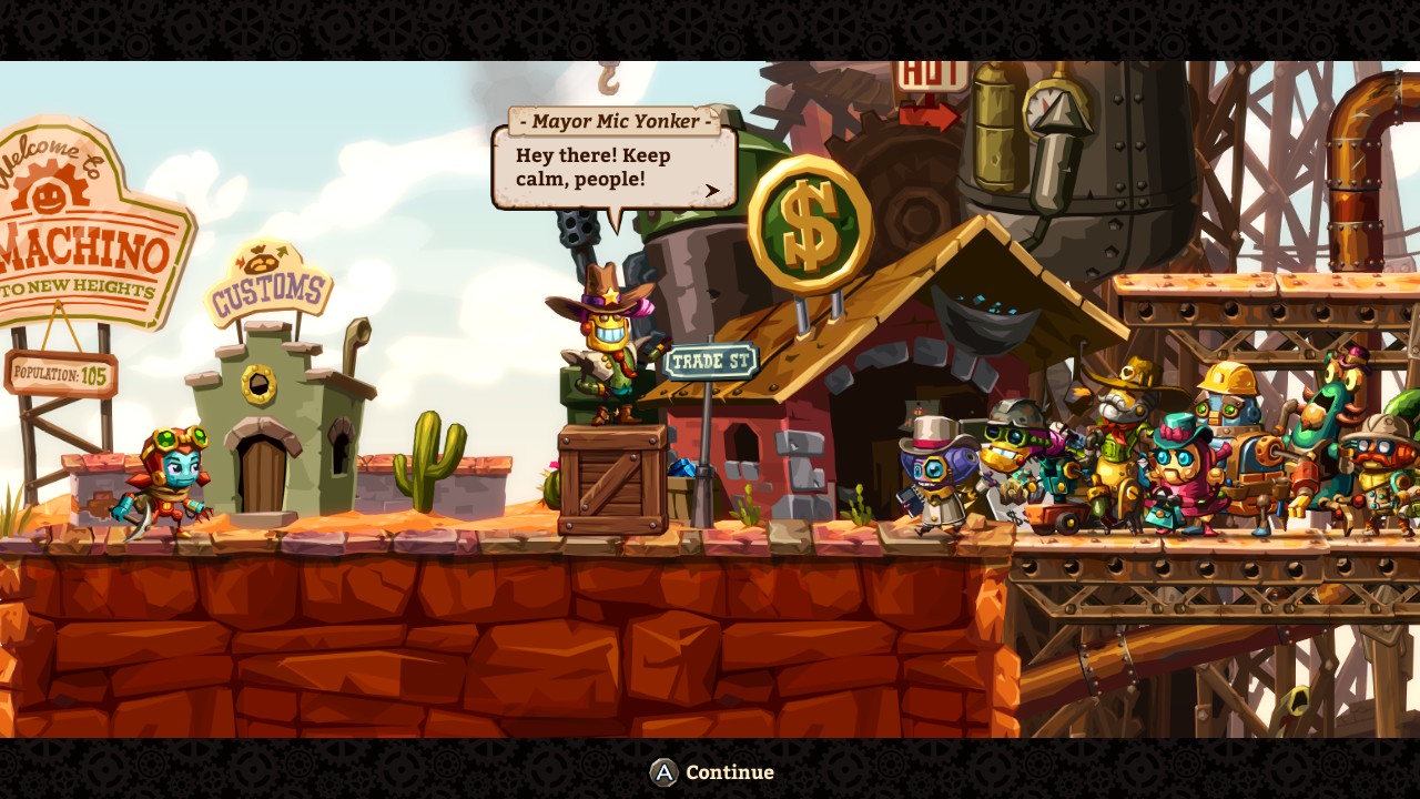 steamworld dig 2 gameplay