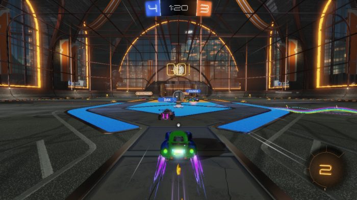 rocket league 4 player switch