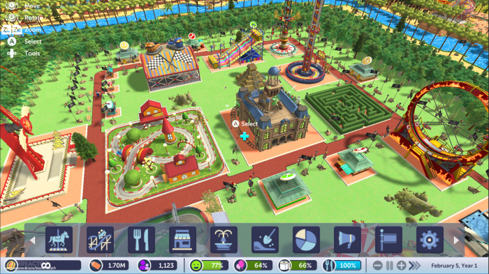 RollerCoaster Tycoon Adventures Review Switch Player