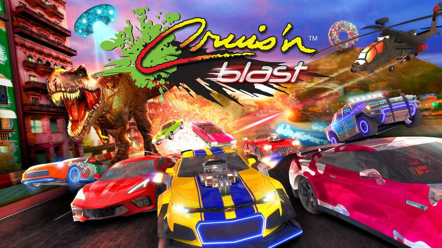 Cruis'n Blast Motion Racing Car Arcade Game Machine Extreme